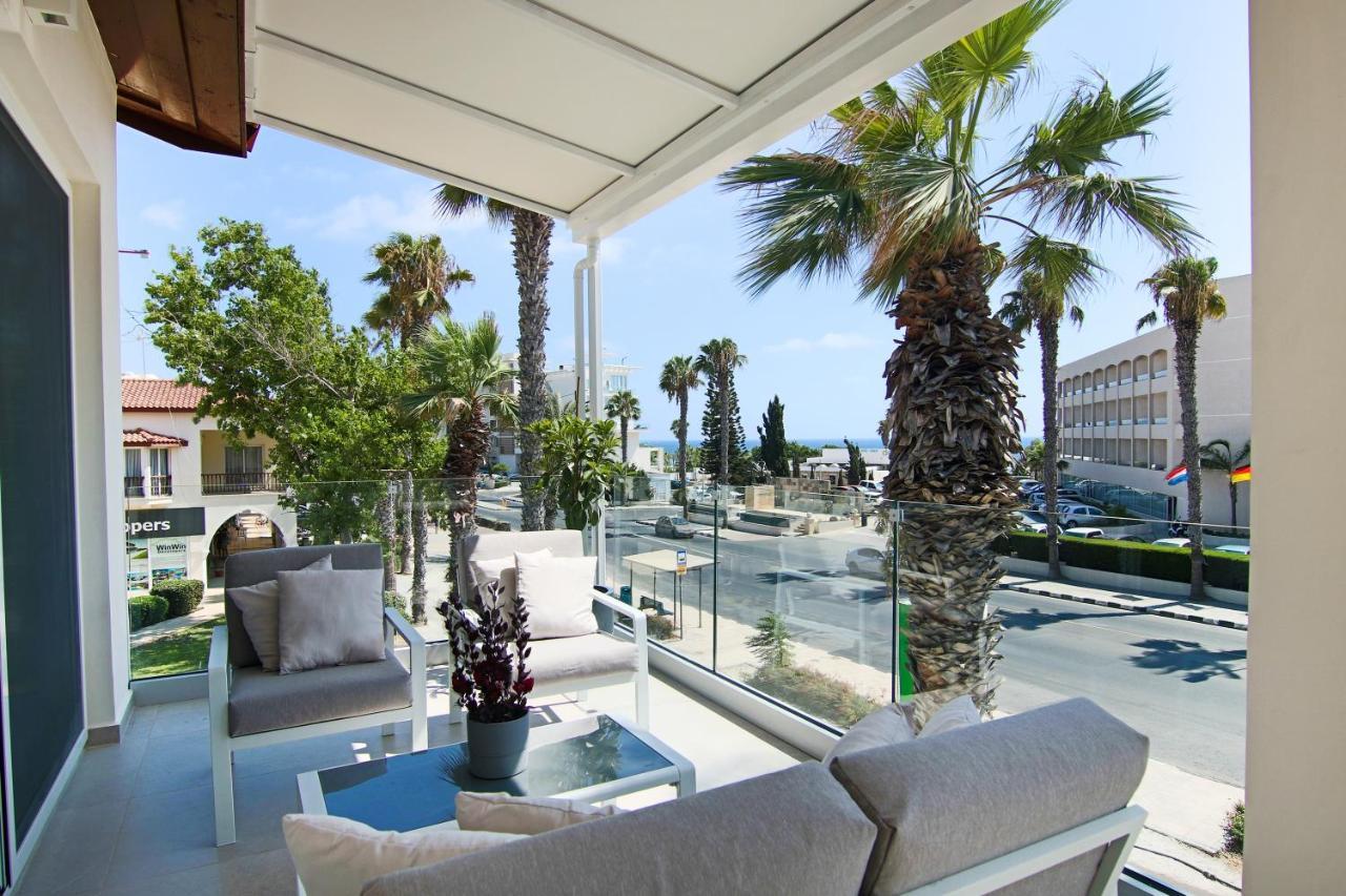 Appartamento Phaedrus Living: Seaview Luxury Flat Limnaria 114 Paphos Esterno foto